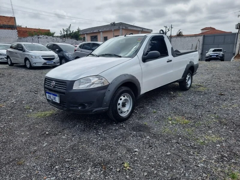 FIAT STRADA WORKING 2013/2013 BRANCA - FUNC.
