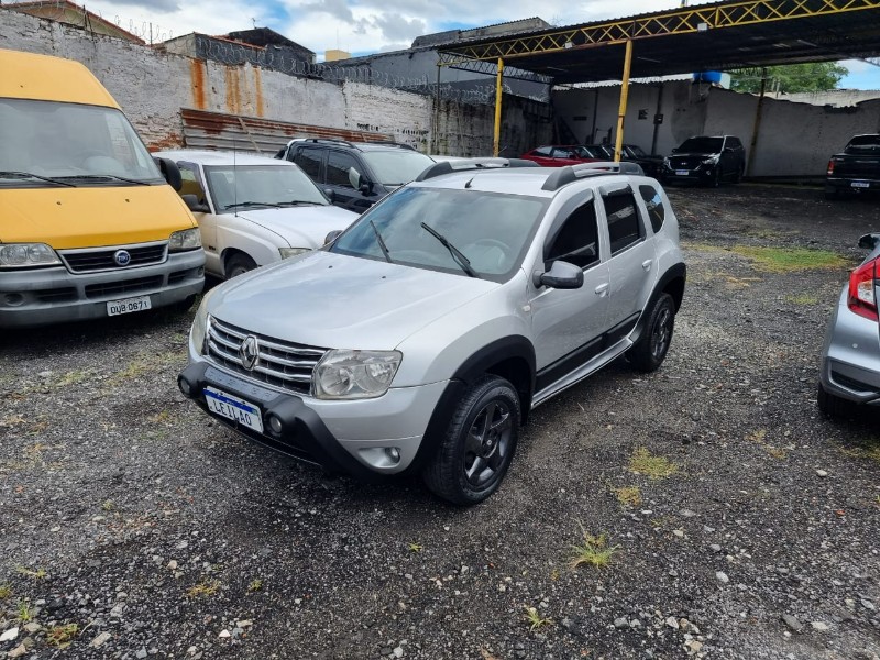 Renault Duster 1.6 Hi-Flex 16V Mec. 2012 – Prata – Álcool/Gasolina – Funcionando